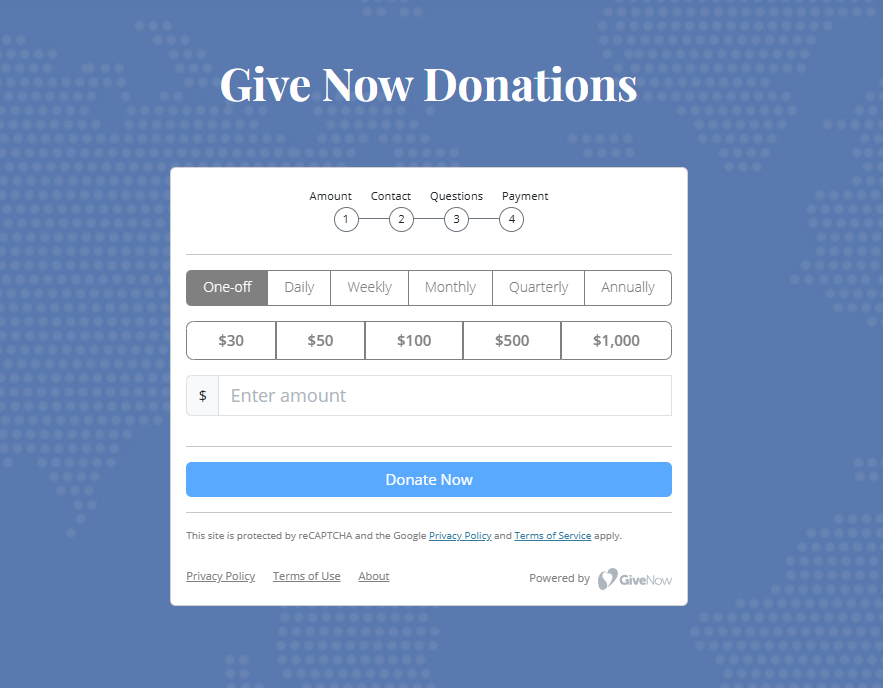 Open Hands online donations