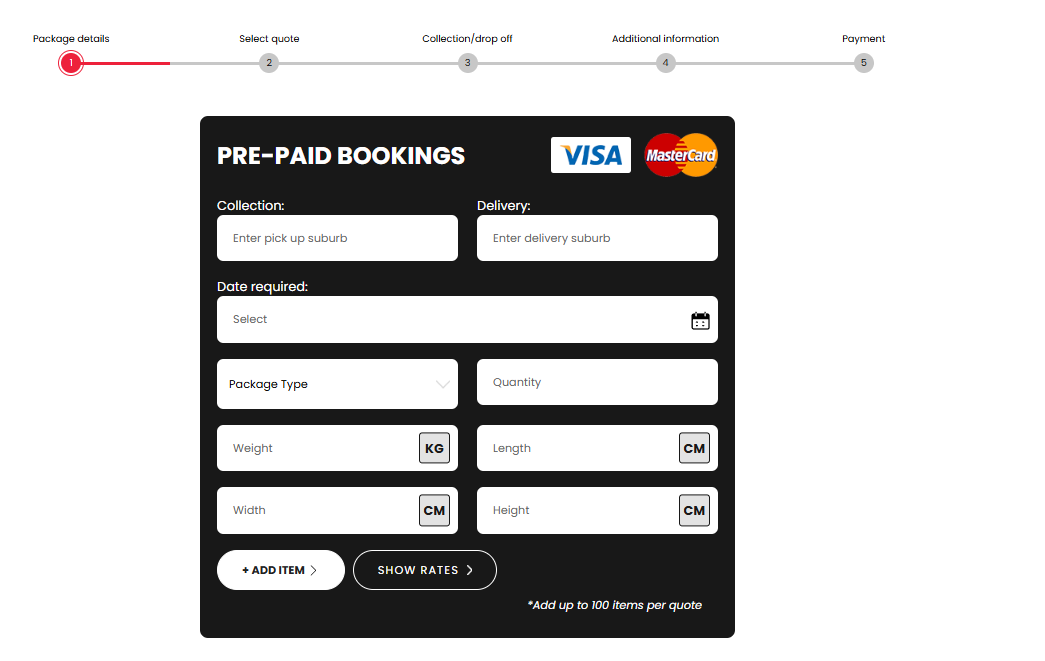 Freight Save booking automation