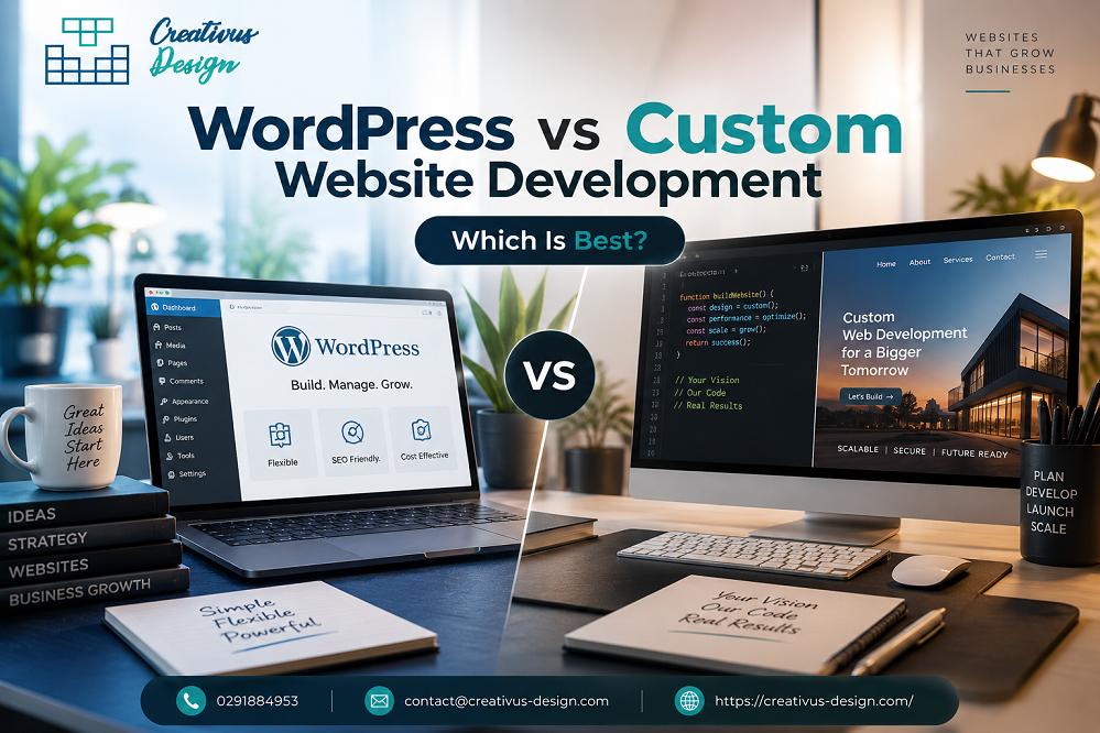WordPress vs Custom Website Development: Which Should Your Business Choose?
