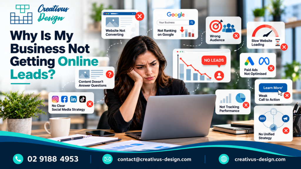 Why Is My Business Not Getting Online Leads? 10 Digital Marketing Problems that Need to be Fixed